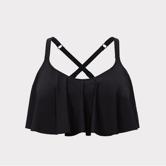 Torrid Flirt Collection Flounce Bikini Top - Picture 3 of 12